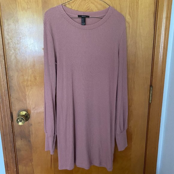 Pink Long Sleeve Dress - Picture 1 of 3